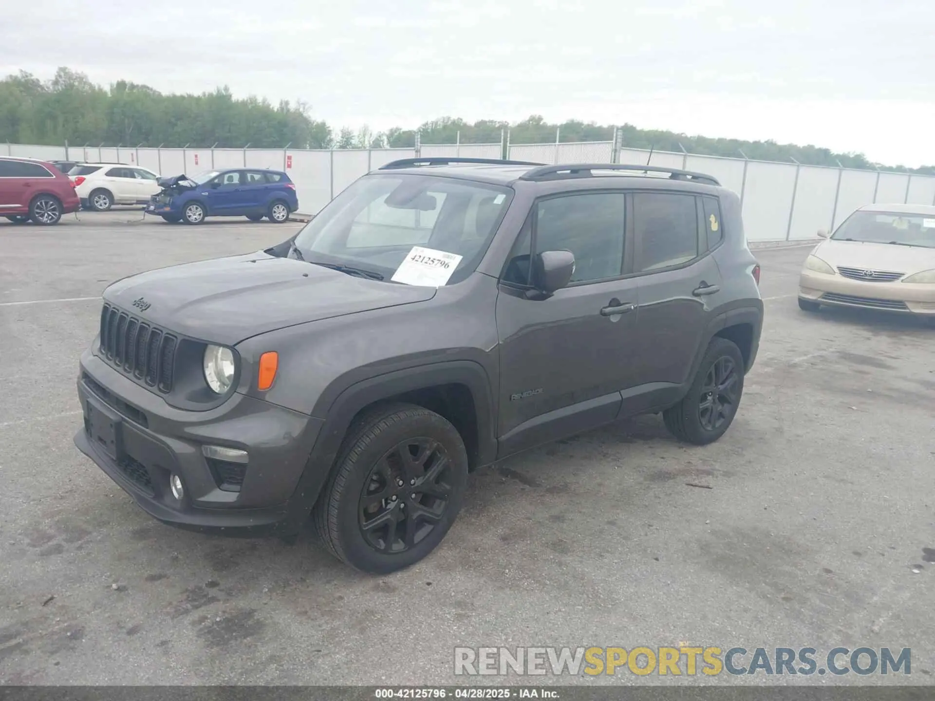 2 Photograph of a damaged car ZACNJBBBXKPJ77405 JEEP RENEGADE 2019