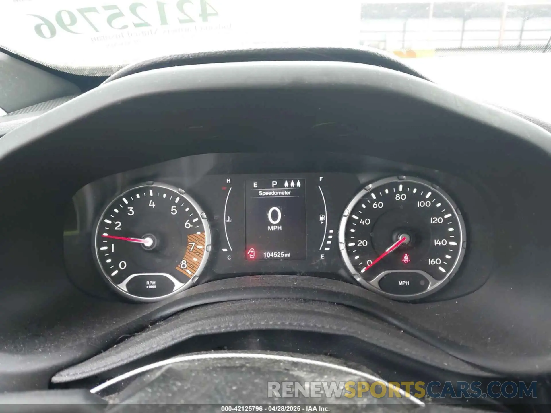 7 Photograph of a damaged car ZACNJBBBXKPJ77405 JEEP RENEGADE 2019