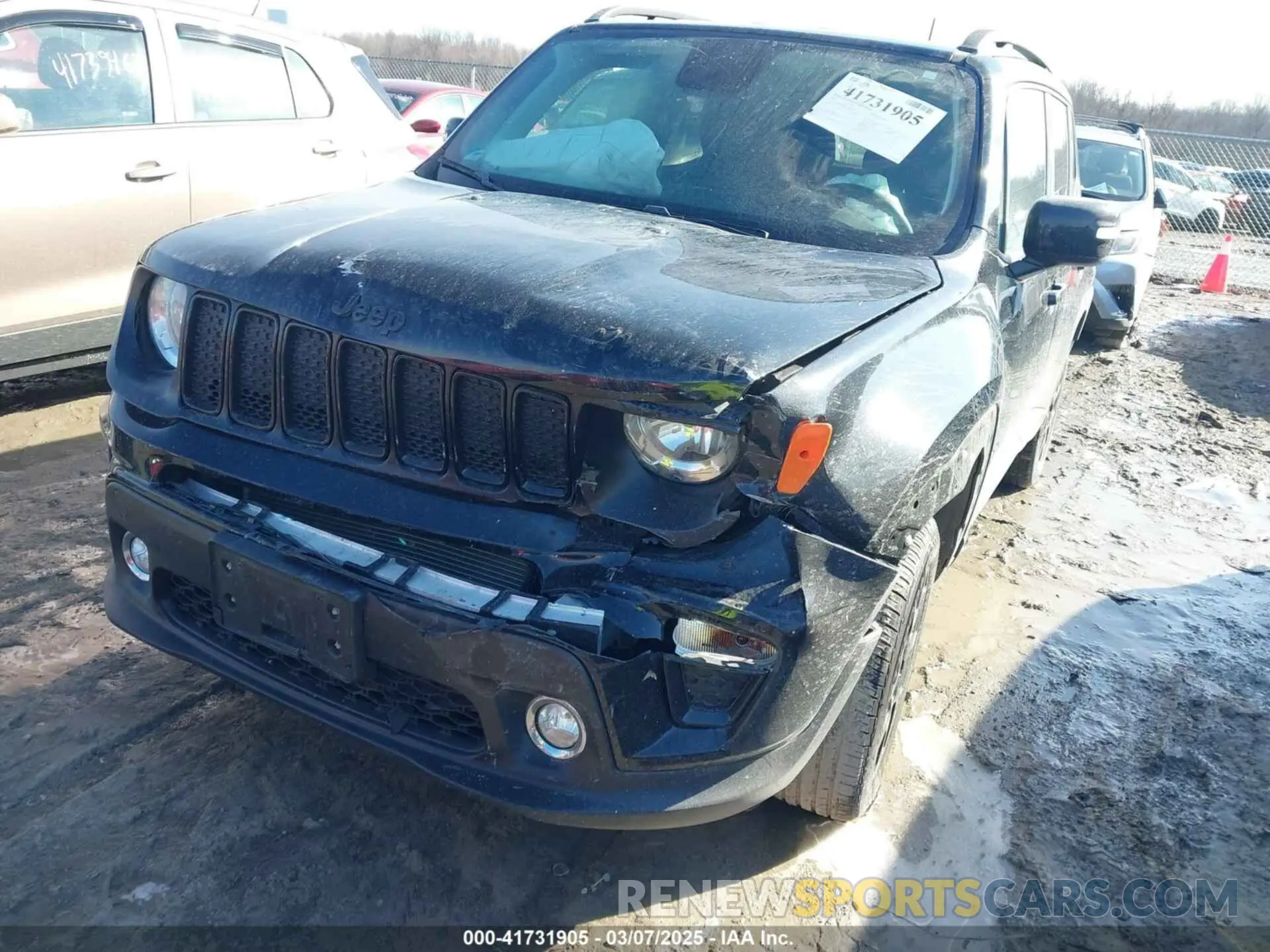 6 Photograph of a damaged car ZACNJBBBXKPK18647 JEEP RENEGADE 2019