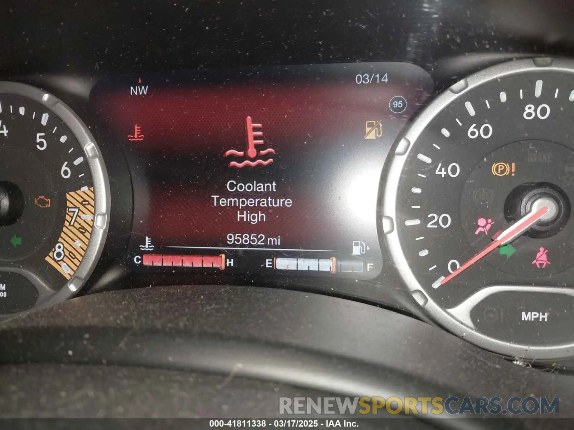 15 Photograph of a damaged car ZACNJBC11KPJ92963 JEEP RENEGADE 2019