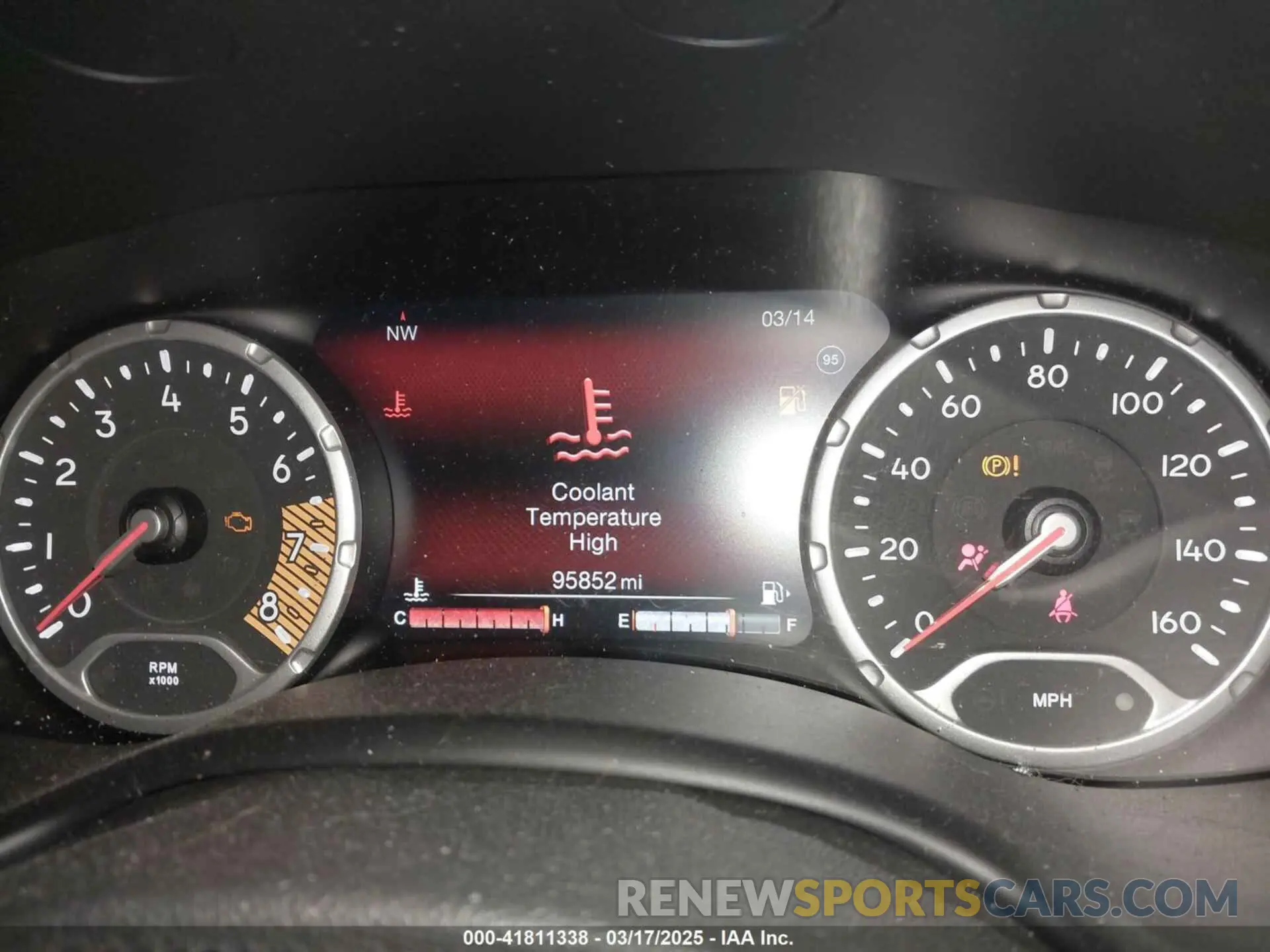 7 Photograph of a damaged car ZACNJBC11KPJ92963 JEEP RENEGADE 2019