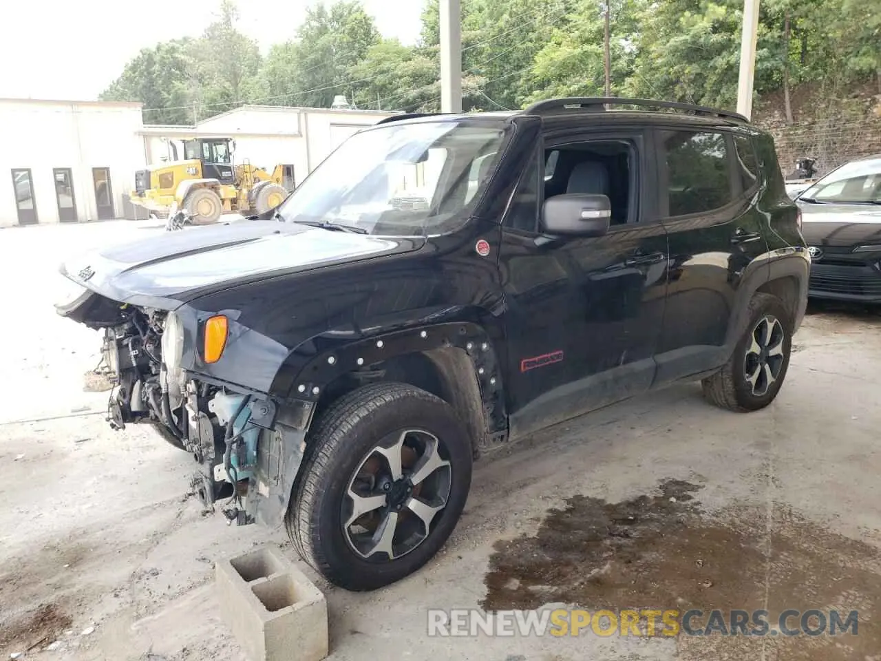 1 Photograph of a damaged car ZACNJBC11KPK05159 JEEP RENEGADE 2019