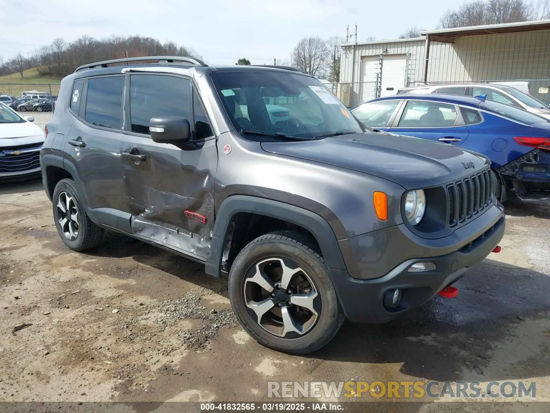 1 Photograph of a damaged car ZACNJBC12KPK02318 JEEP RENEGADE 2019
