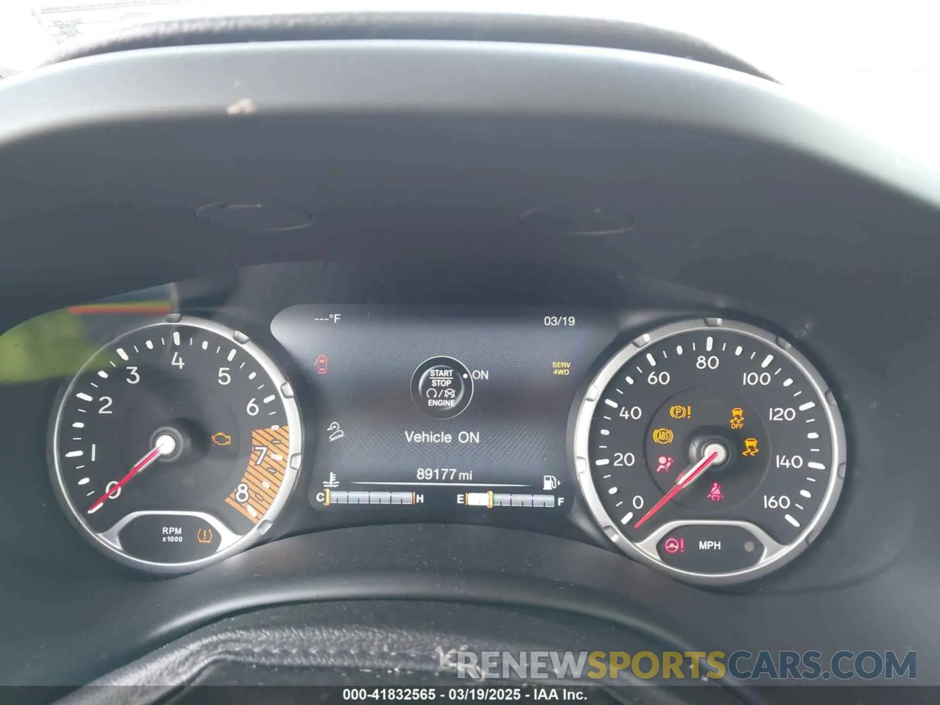 7 Photograph of a damaged car ZACNJBC12KPK02318 JEEP RENEGADE 2019