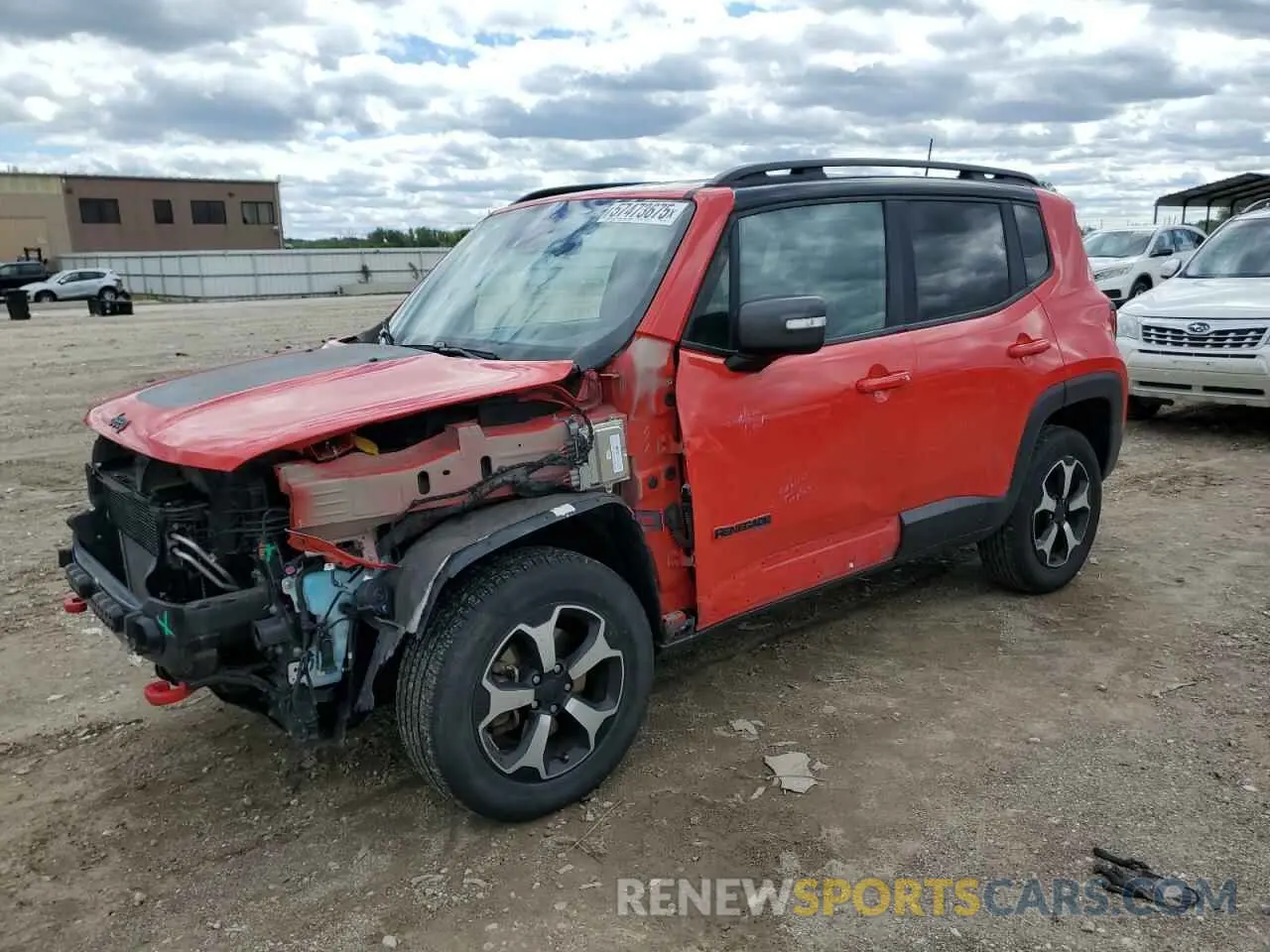 1 Photograph of a damaged car ZACNJBC14KPK00229 JEEP RENEGADE 2019