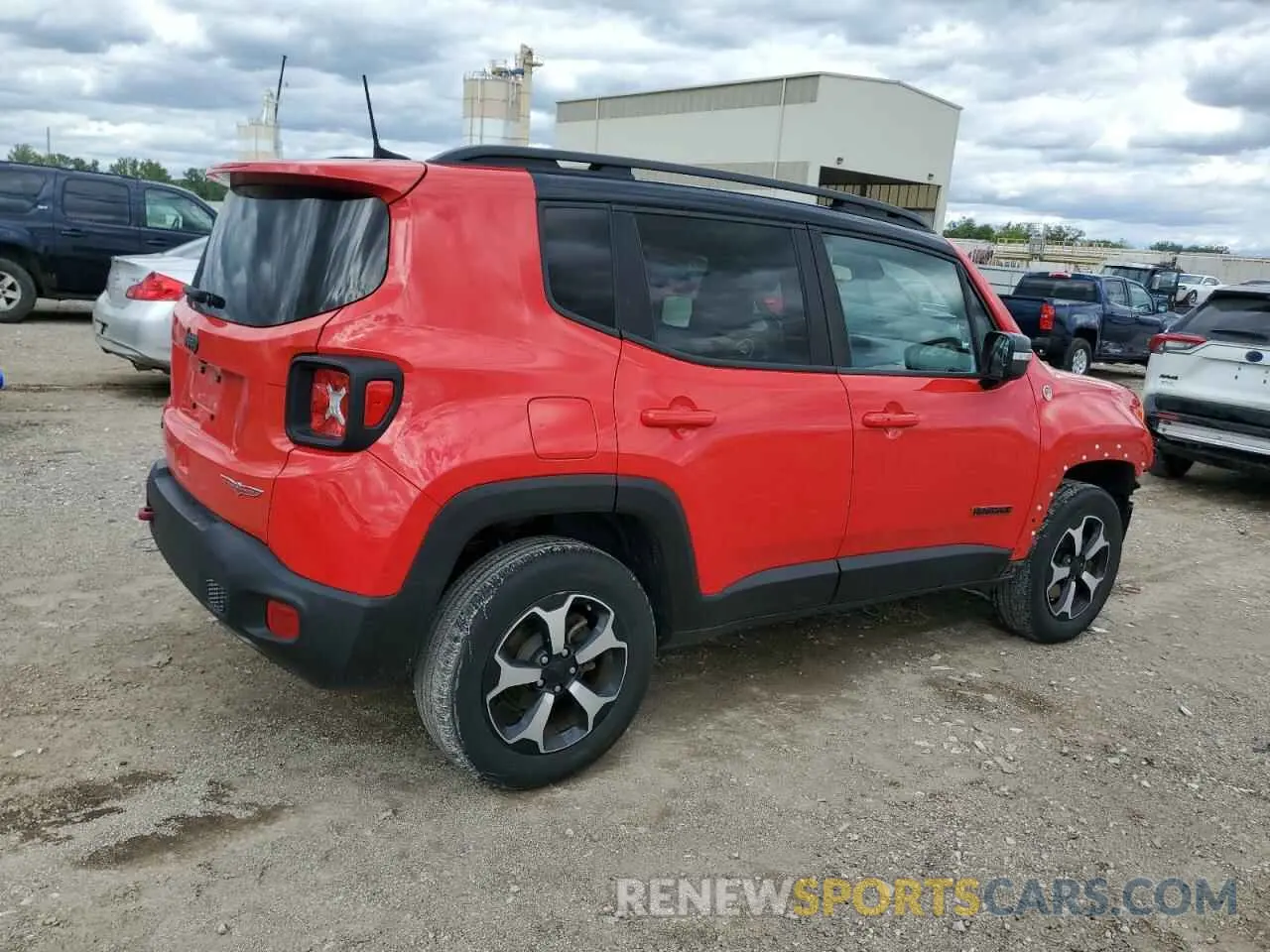 3 Photograph of a damaged car ZACNJBC14KPK00229 JEEP RENEGADE 2019