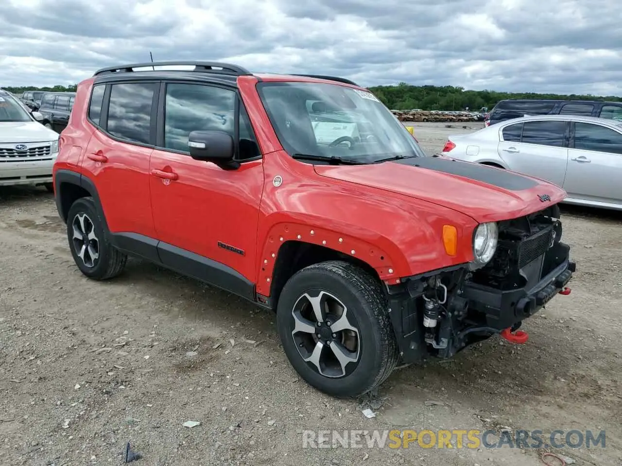 4 Photograph of a damaged car ZACNJBC14KPK00229 JEEP RENEGADE 2019