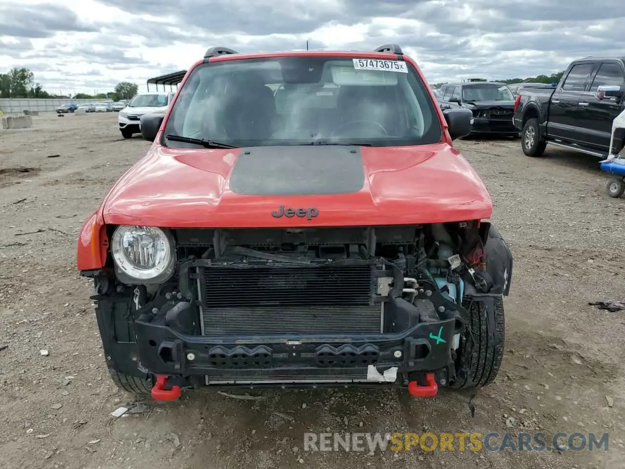 5 Photograph of a damaged car ZACNJBC14KPK00229 JEEP RENEGADE 2019