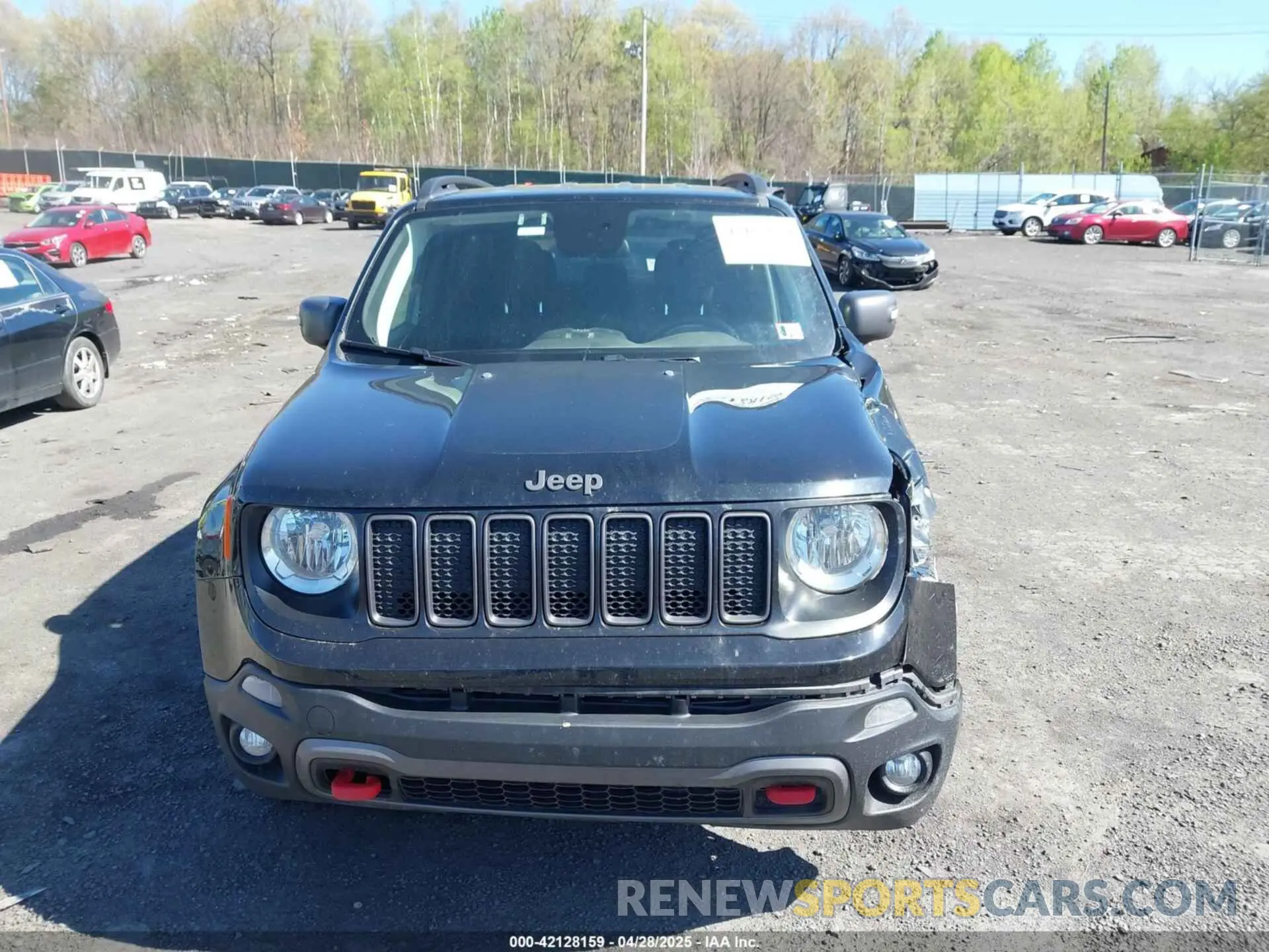 12 Photograph of a damaged car ZACNJBC14KPK49317 JEEP RENEGADE 2019