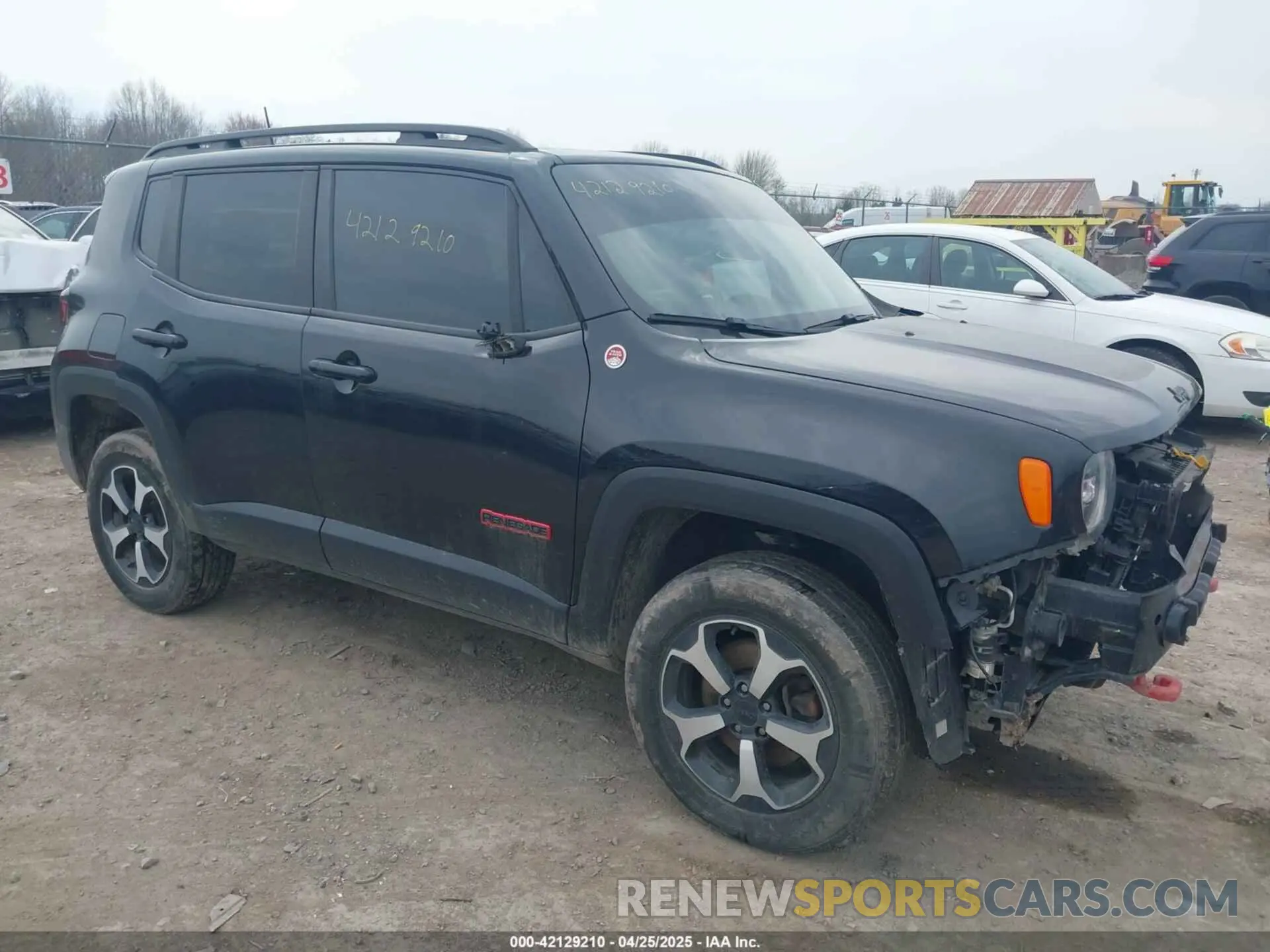 1 Photograph of a damaged car ZACNJBC14KPK76923 JEEP RENEGADE 2019