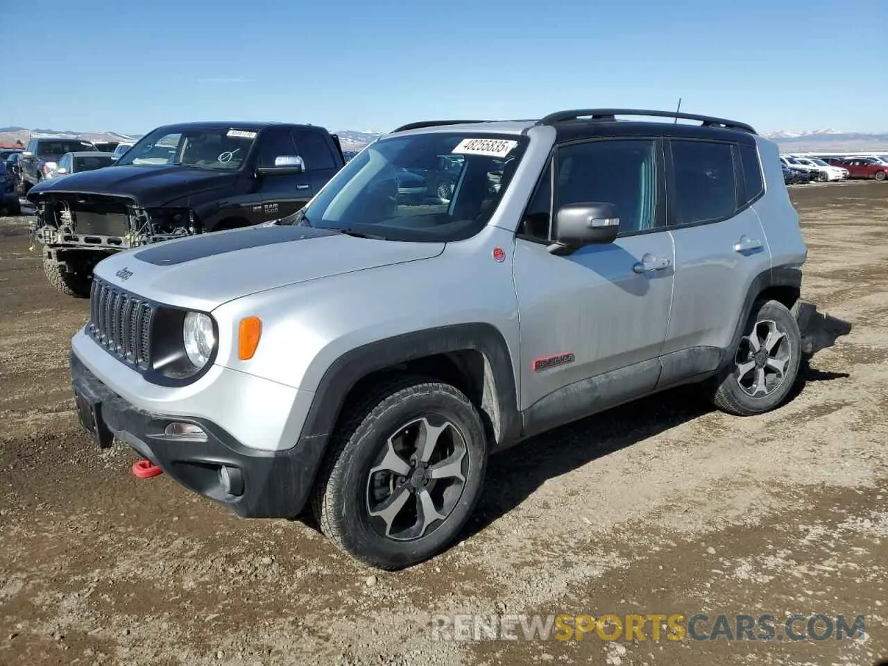 1 Photograph of a damaged car ZACNJBC15KPK35605 JEEP RENEGADE 2019