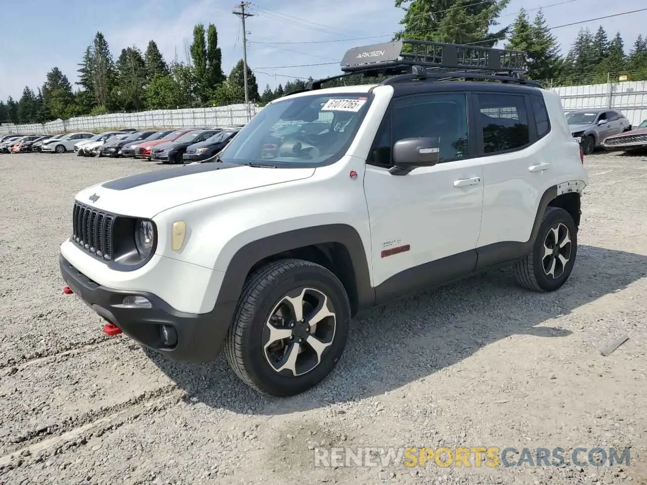 1 Photograph of a damaged car ZACNJBC17KPK47657 JEEP RENEGADE 2019
