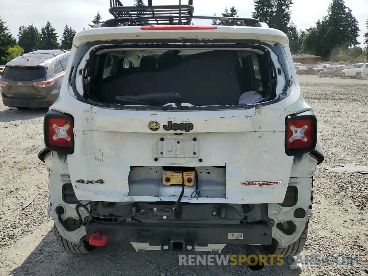 6 Photograph of a damaged car ZACNJBC17KPK47657 JEEP RENEGADE 2019