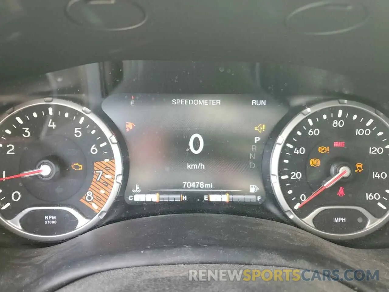 9 Photograph of a damaged car ZACNJBC17KPK47657 JEEP RENEGADE 2019