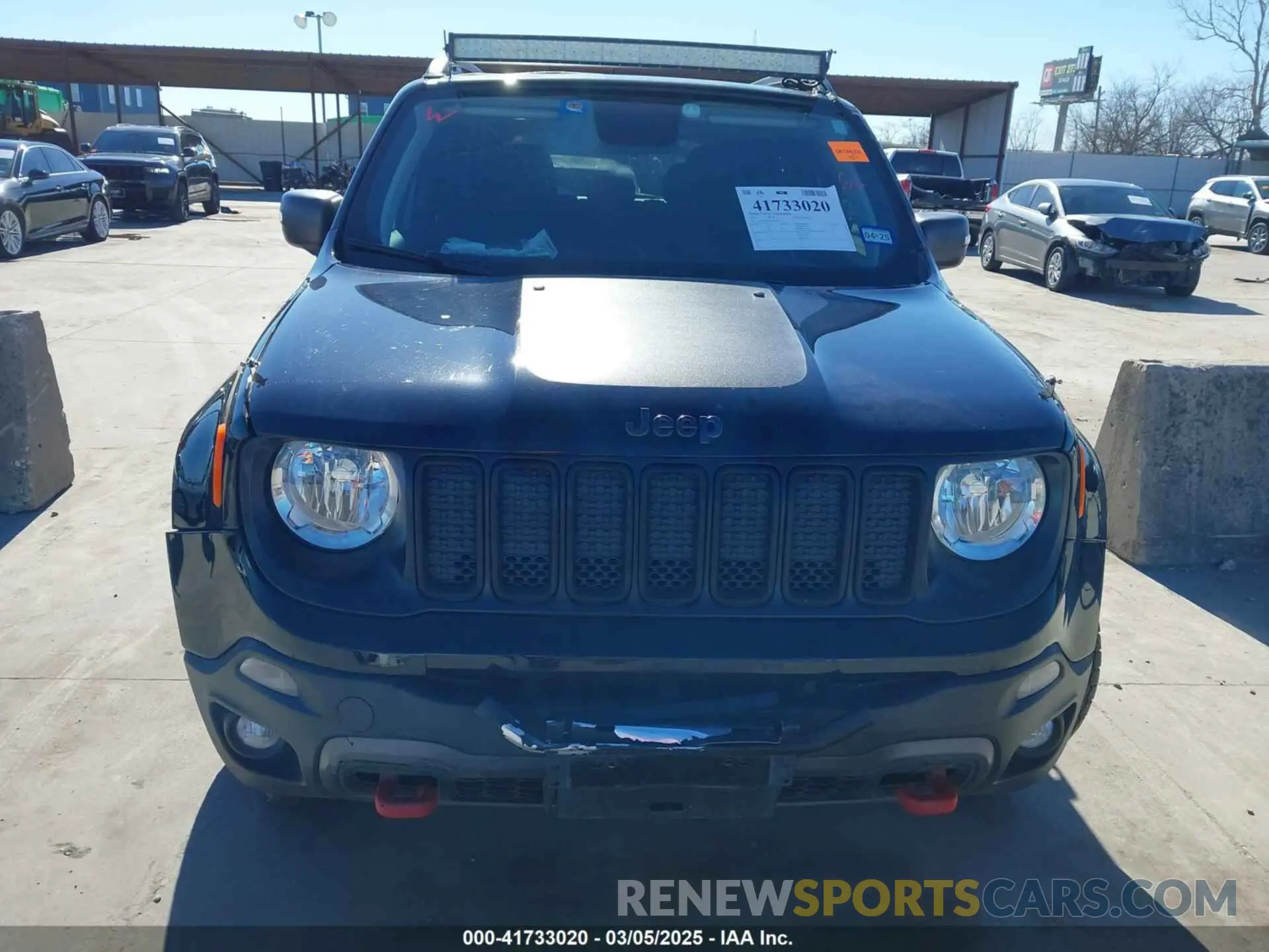 6 Photograph of a damaged car ZACNJBC18KPK06583 JEEP RENEGADE 2019