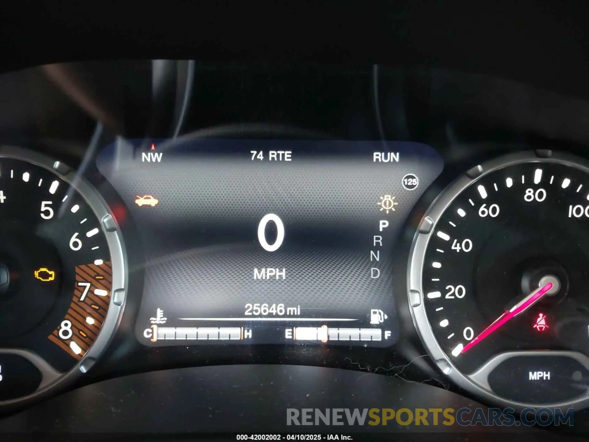 16 Photograph of a damaged car ZACNJBC19KPK09606 JEEP RENEGADE 2019