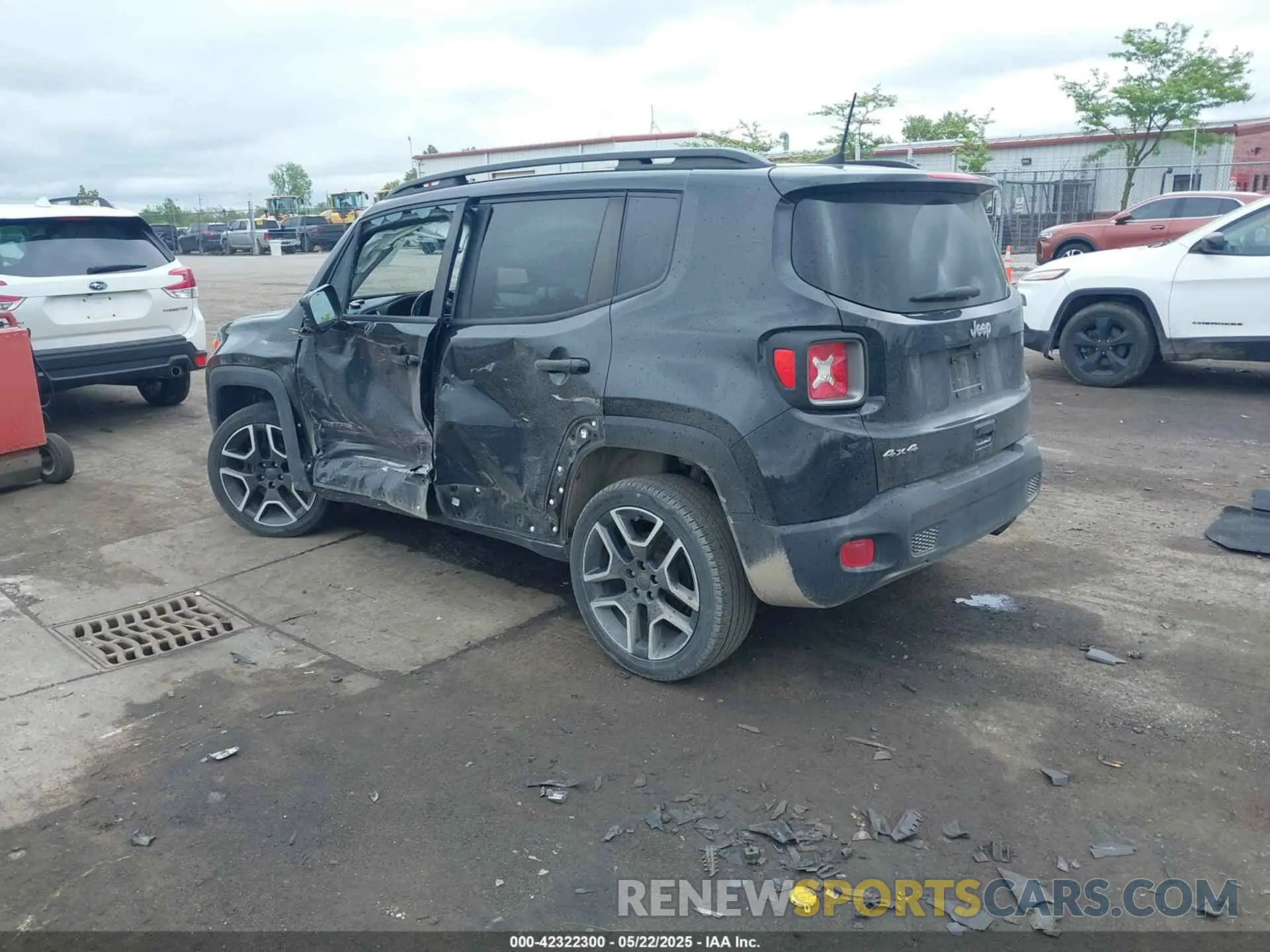 3 Photograph of a damaged car ZACNJBD12KPJ94204 JEEP RENEGADE 2019