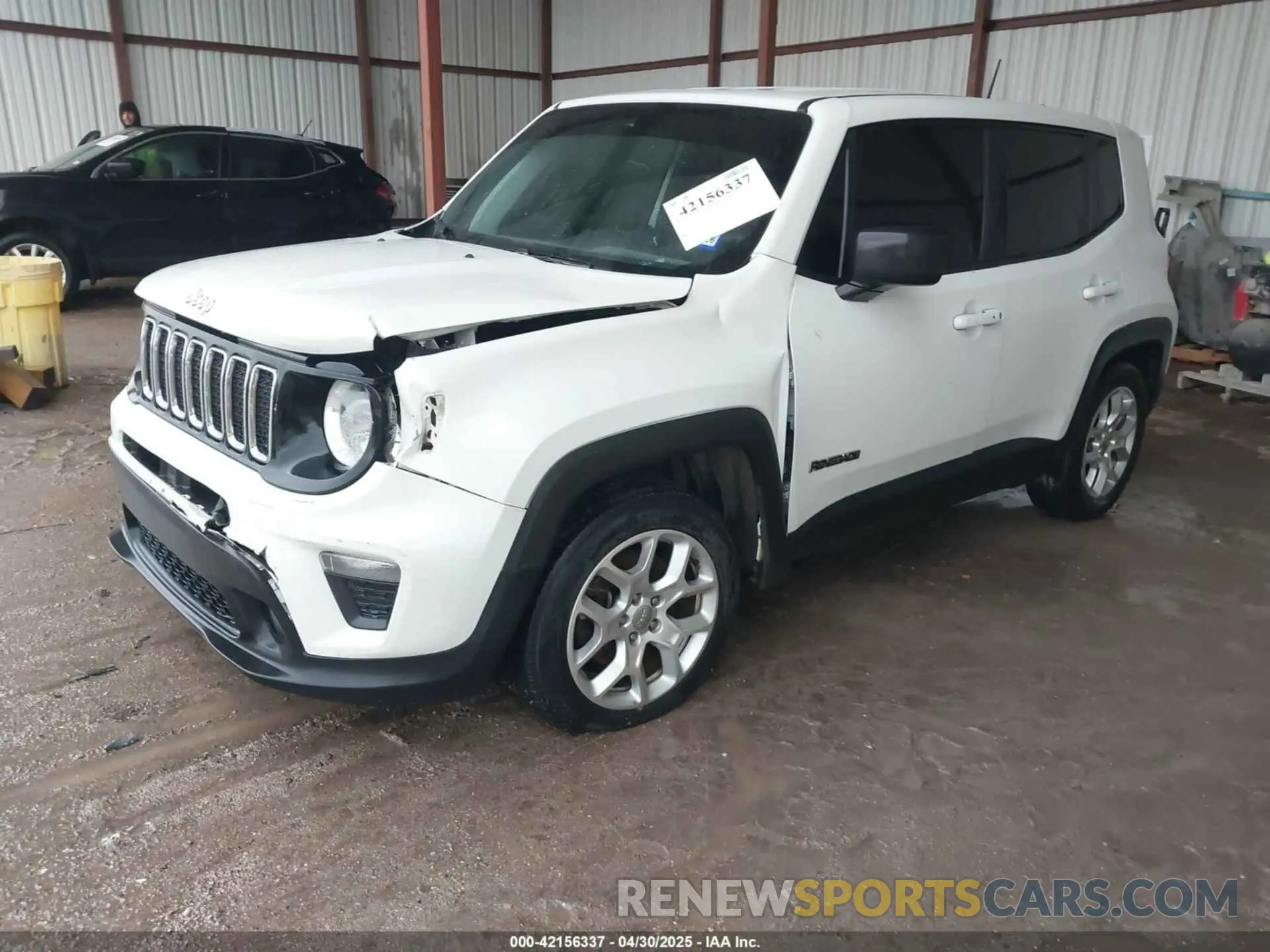 2 Photograph of a damaged car ZACNJAAB1LPK97431 JEEP RENEGADE 2020