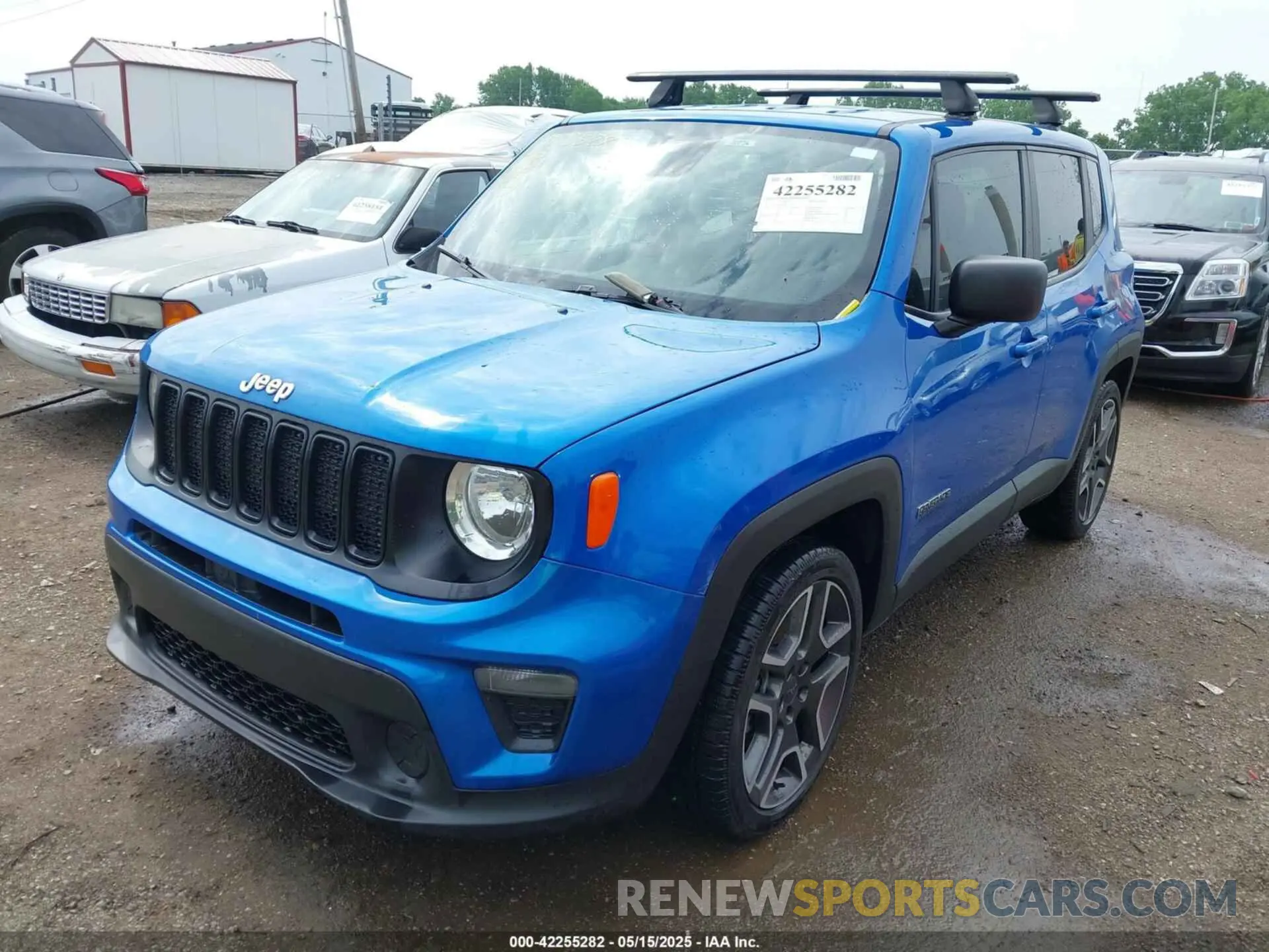 2 Photograph of a damaged car ZACNJAAB1LPL75674 JEEP RENEGADE 2020