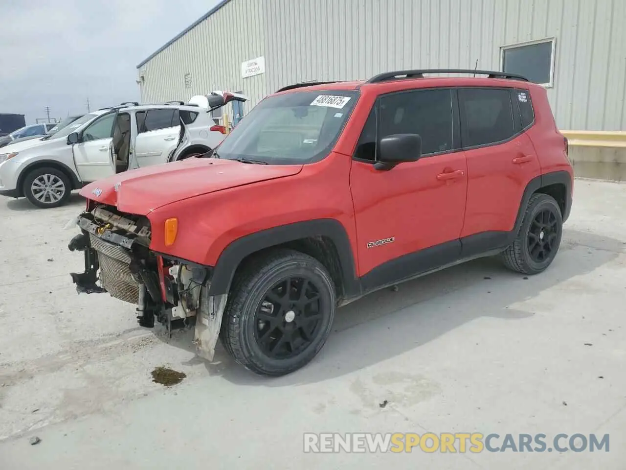 1 Photograph of a damaged car ZACNJAAB2LPL52923 JEEP RENEGADE 2020