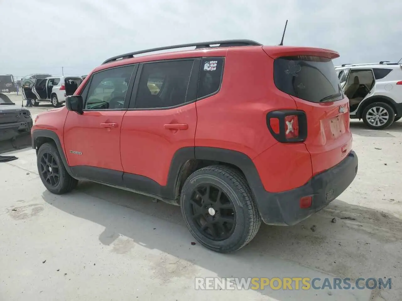 2 Photograph of a damaged car ZACNJAAB2LPL52923 JEEP RENEGADE 2020