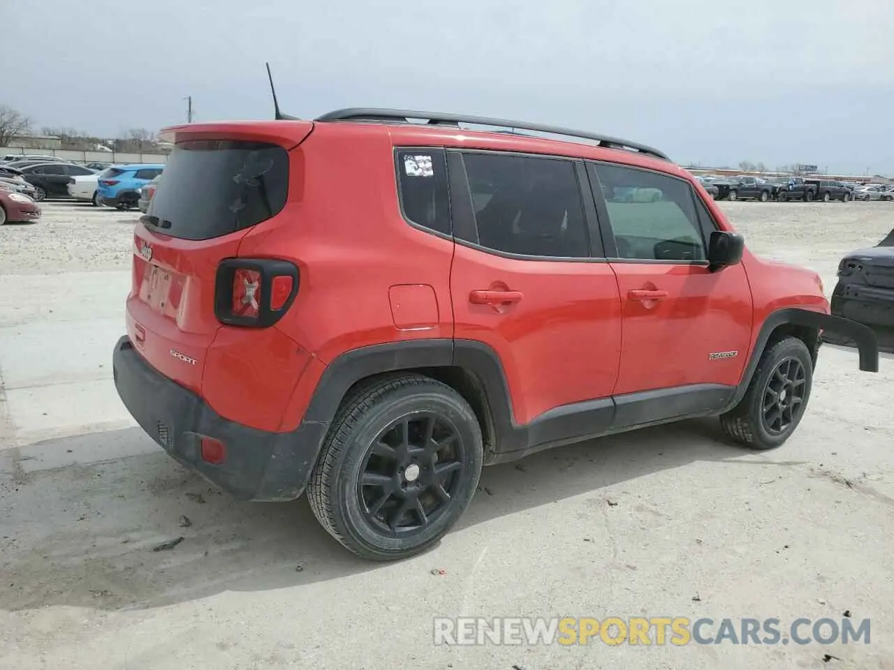 3 Photograph of a damaged car ZACNJAAB2LPL52923 JEEP RENEGADE 2020