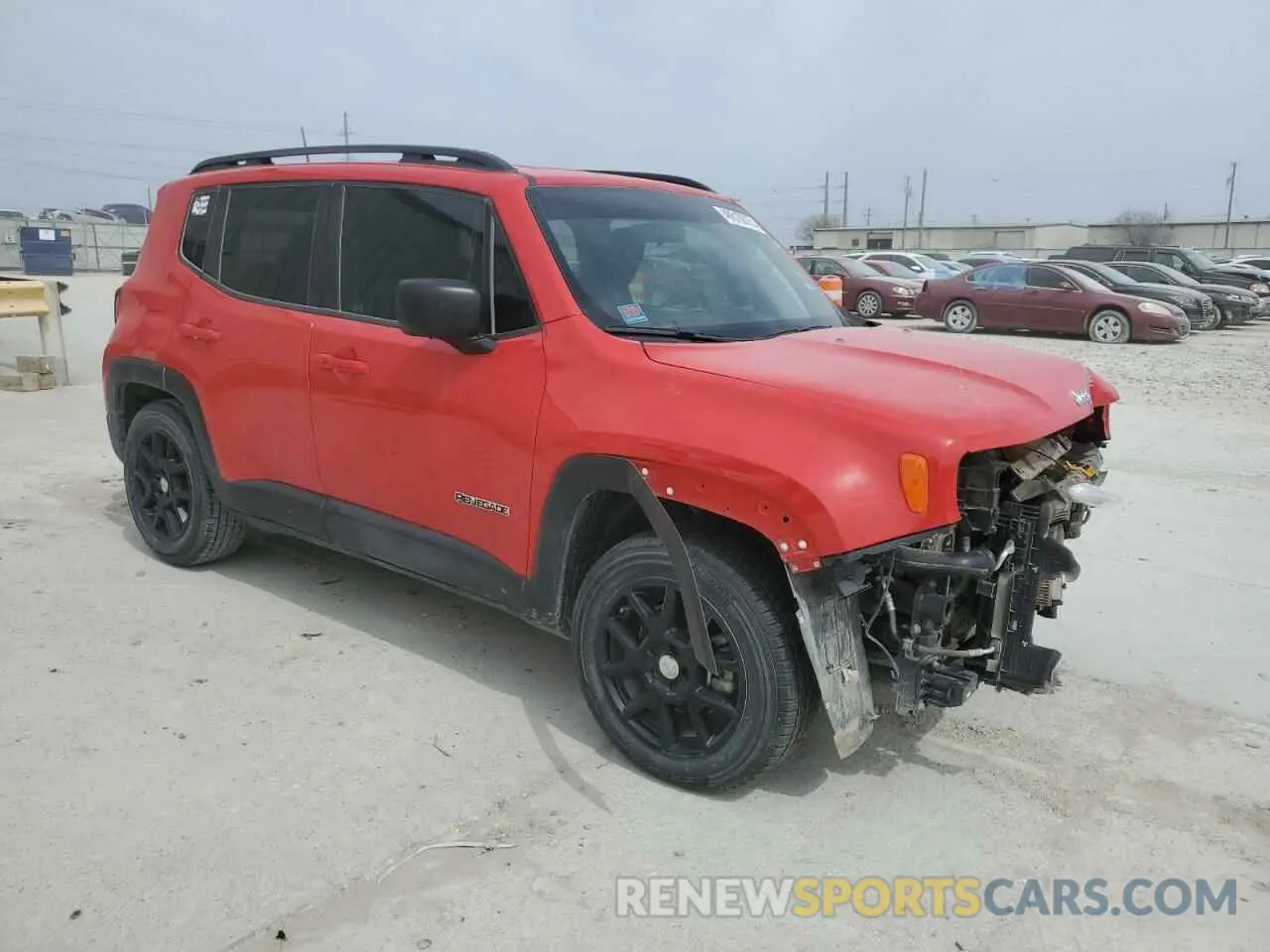 4 Photograph of a damaged car ZACNJAAB2LPL52923 JEEP RENEGADE 2020