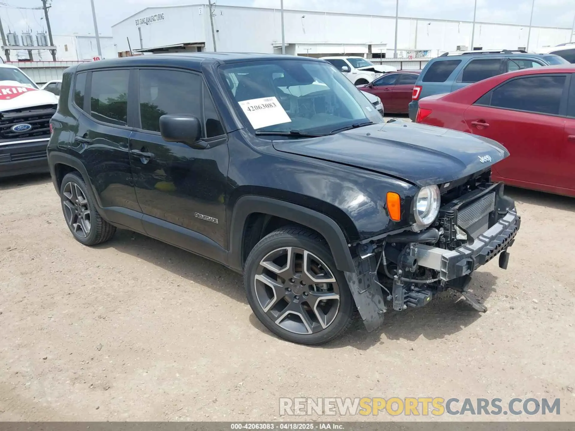1 Photograph of a damaged car ZACNJAAB2LPM06219 JEEP RENEGADE 2020