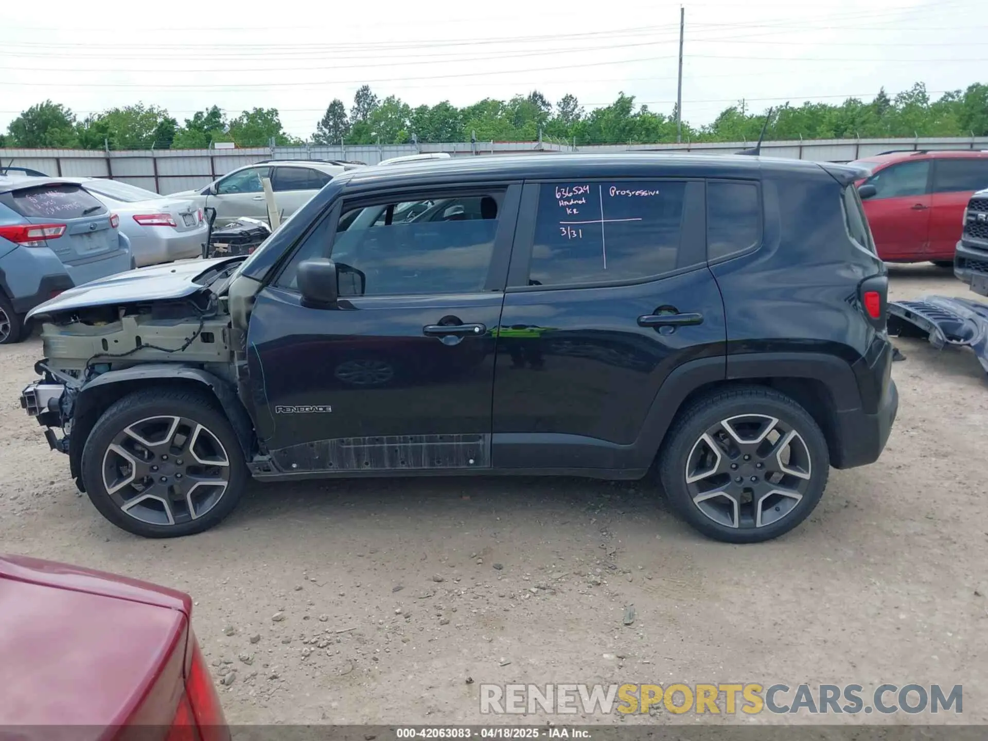 15 Photograph of a damaged car ZACNJAAB2LPM06219 JEEP RENEGADE 2020