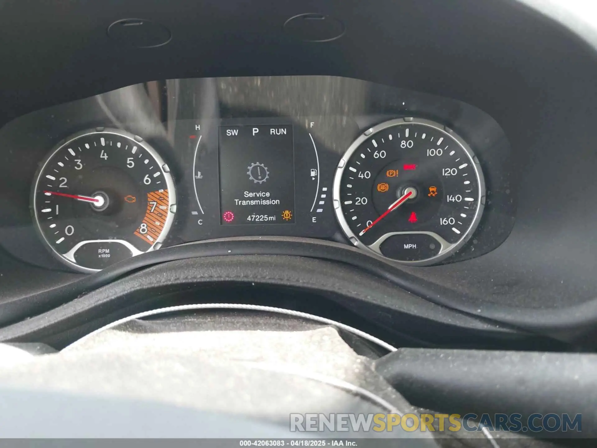 7 Photograph of a damaged car ZACNJAAB2LPM06219 JEEP RENEGADE 2020