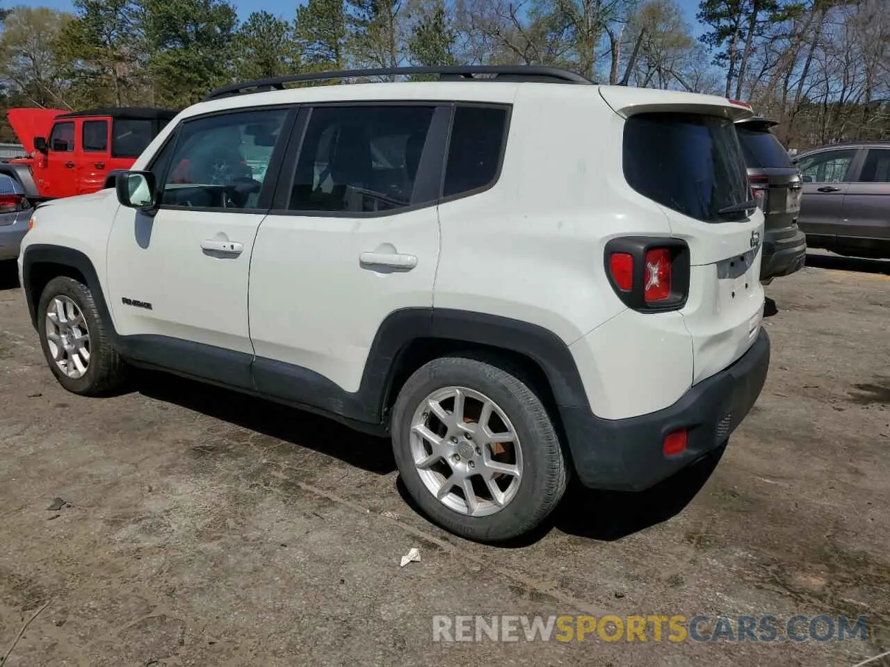 2 Photograph of a damaged car ZACNJAAB3LPK97981 JEEP RENEGADE 2020