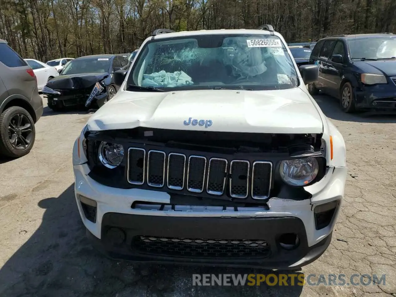 5 Photograph of a damaged car ZACNJAAB3LPK97981 JEEP RENEGADE 2020