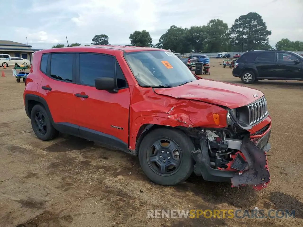 4 Photograph of a damaged car ZACNJAAB3LPL71917 JEEP RENEGADE 2020