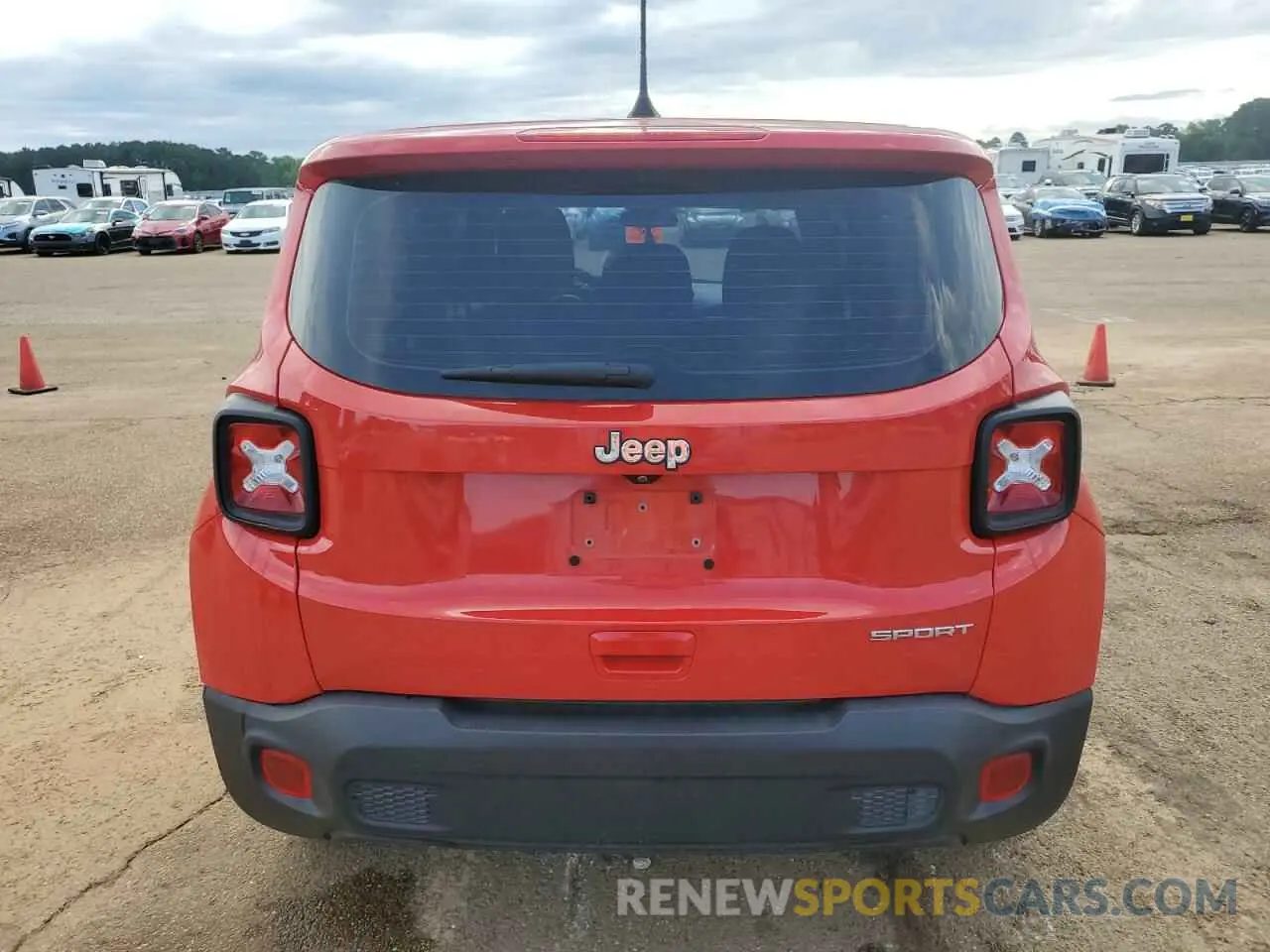6 Photograph of a damaged car ZACNJAAB3LPL71917 JEEP RENEGADE 2020