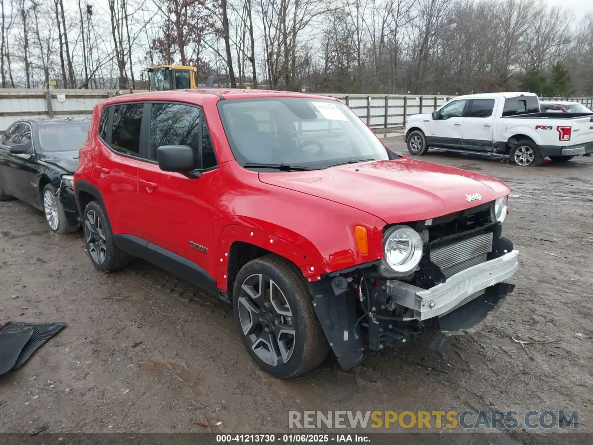1 Photograph of a damaged car ZACNJAAB3LPL75076 JEEP RENEGADE 2020