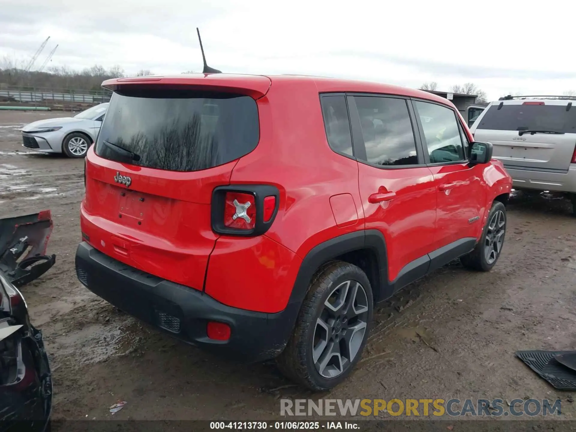 4 Photograph of a damaged car ZACNJAAB3LPL75076 JEEP RENEGADE 2020
