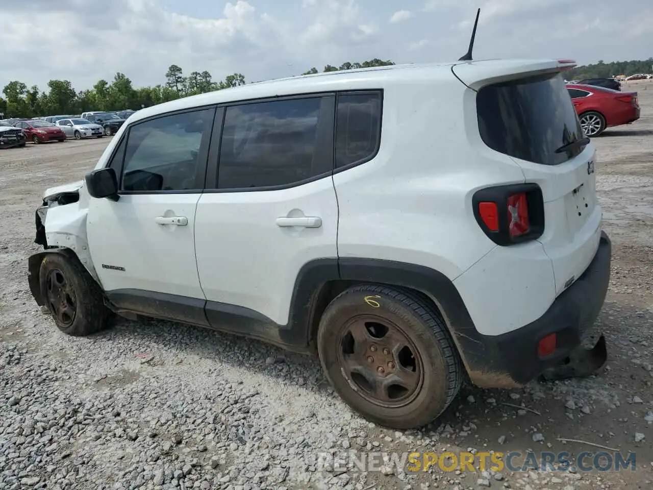 2 Photograph of a damaged car ZACNJAAB5LPL00704 JEEP RENEGADE 2020