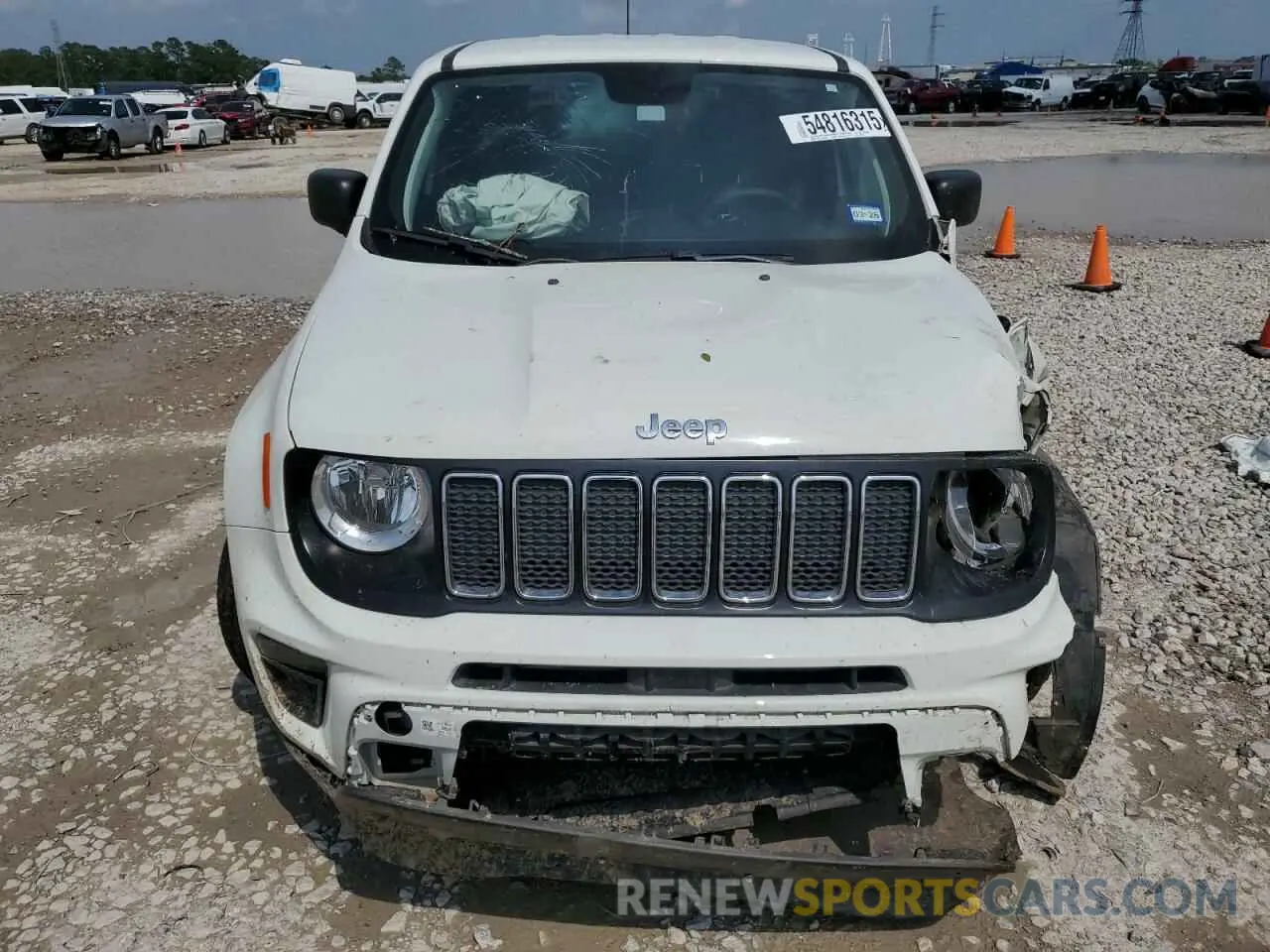 5 Photograph of a damaged car ZACNJAAB5LPL00704 JEEP RENEGADE 2020