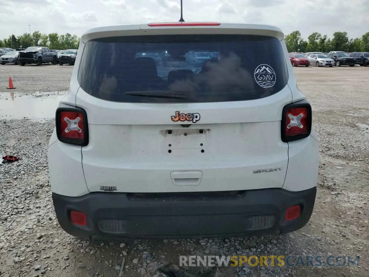 6 Photograph of a damaged car ZACNJAAB5LPL00704 JEEP RENEGADE 2020