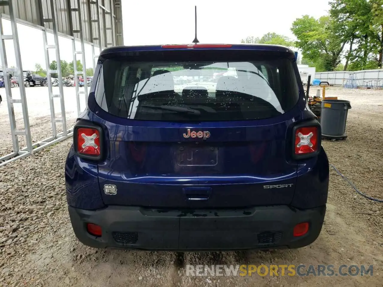 6 Photograph of a damaged car ZACNJAAB6LPL15874 JEEP RENEGADE 2020