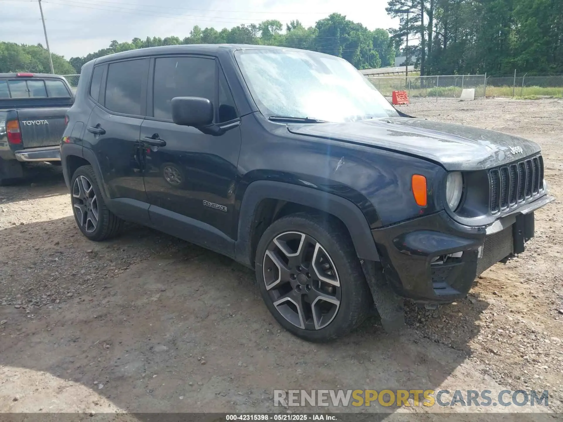 1 Photograph of a damaged car ZACNJAAB6LPL81499 JEEP RENEGADE 2020