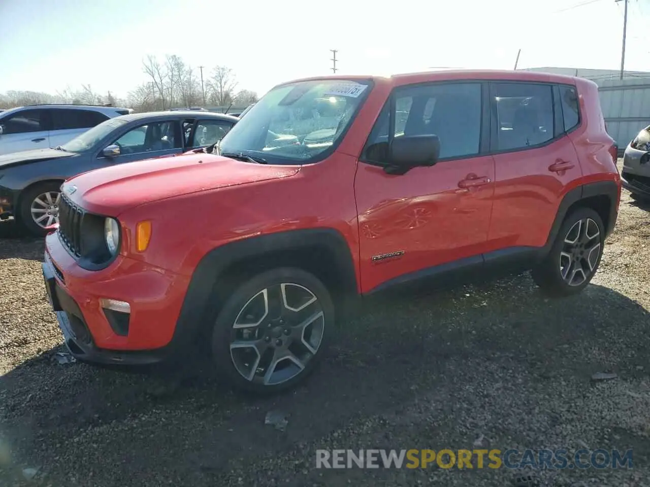 1 Photograph of a damaged car ZACNJAAB7LPL92690 JEEP RENEGADE 2020
