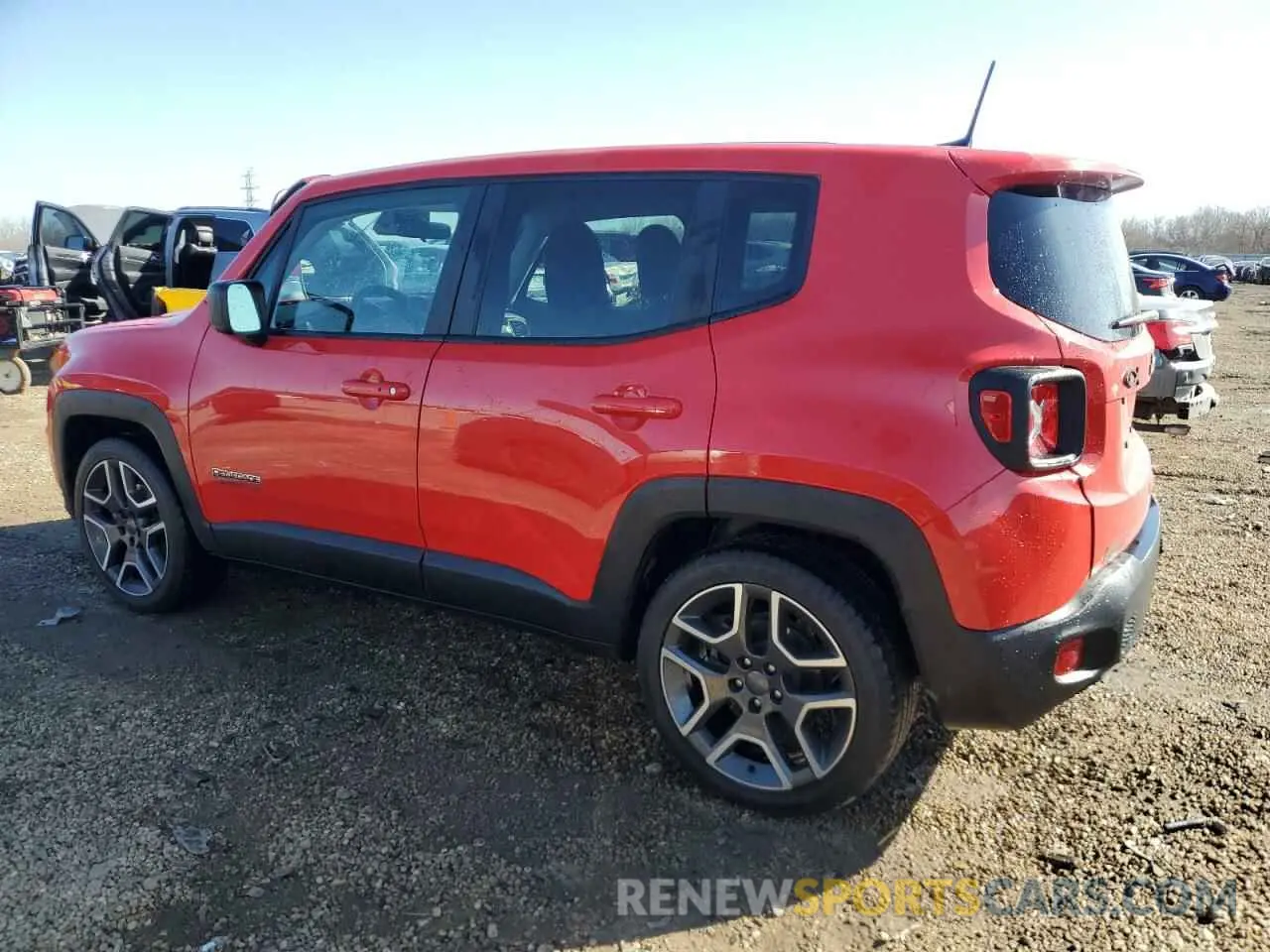 2 Photograph of a damaged car ZACNJAAB7LPL92690 JEEP RENEGADE 2020