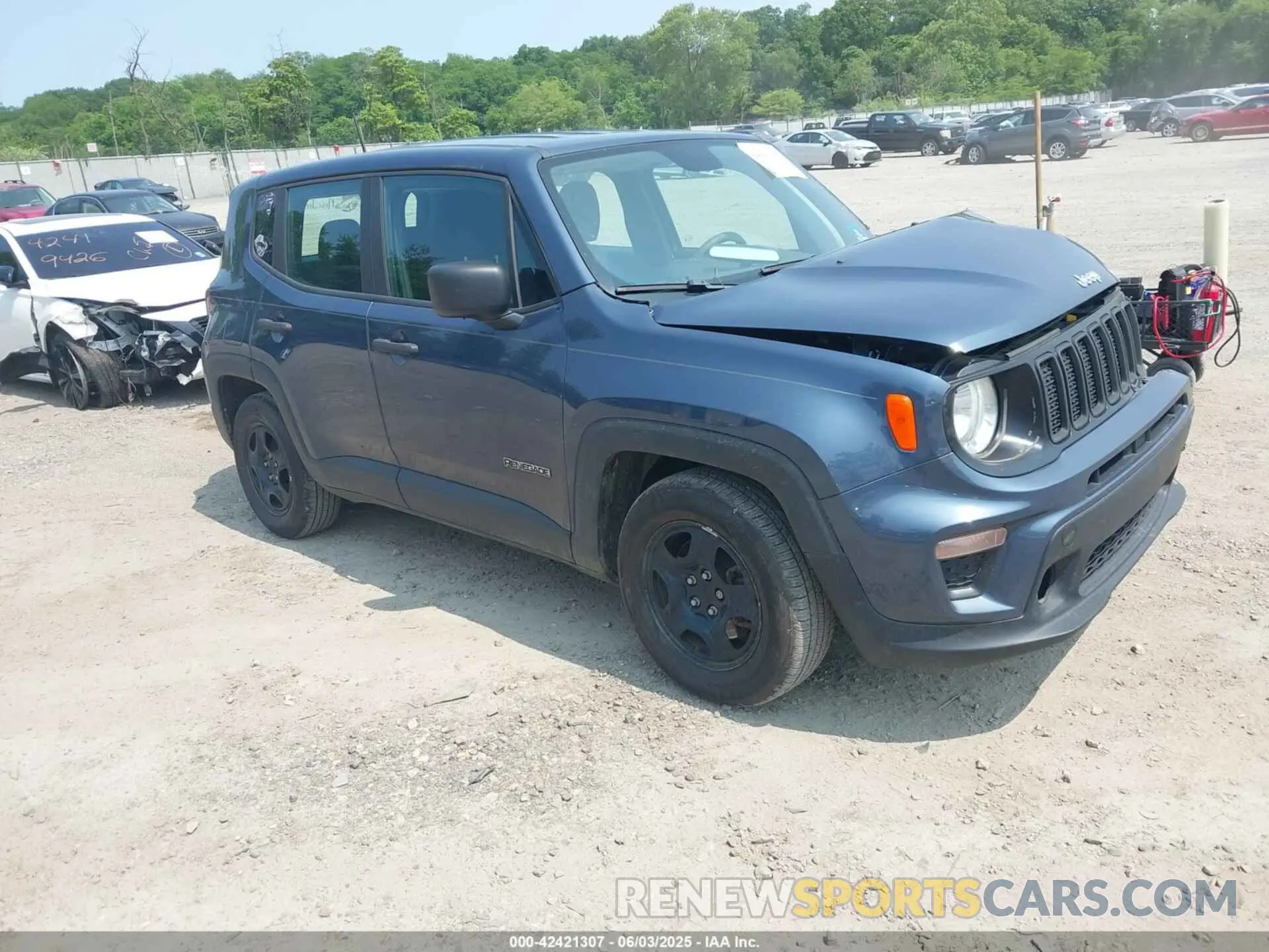1 Photograph of a damaged car ZACNJAAB8LPL11955 JEEP RENEGADE 2020