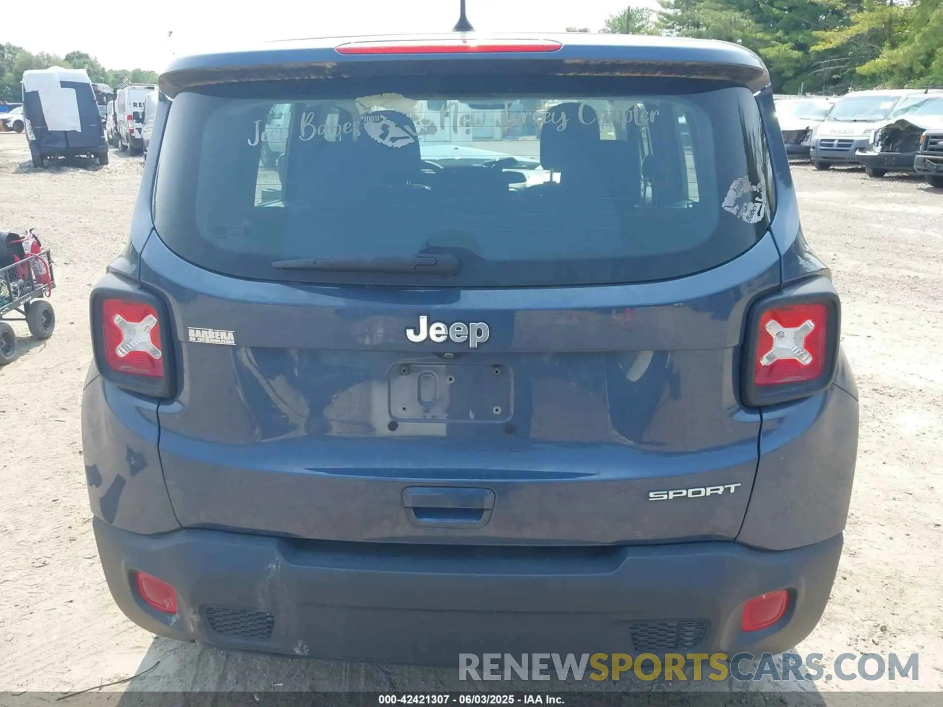 16 Photograph of a damaged car ZACNJAAB8LPL11955 JEEP RENEGADE 2020