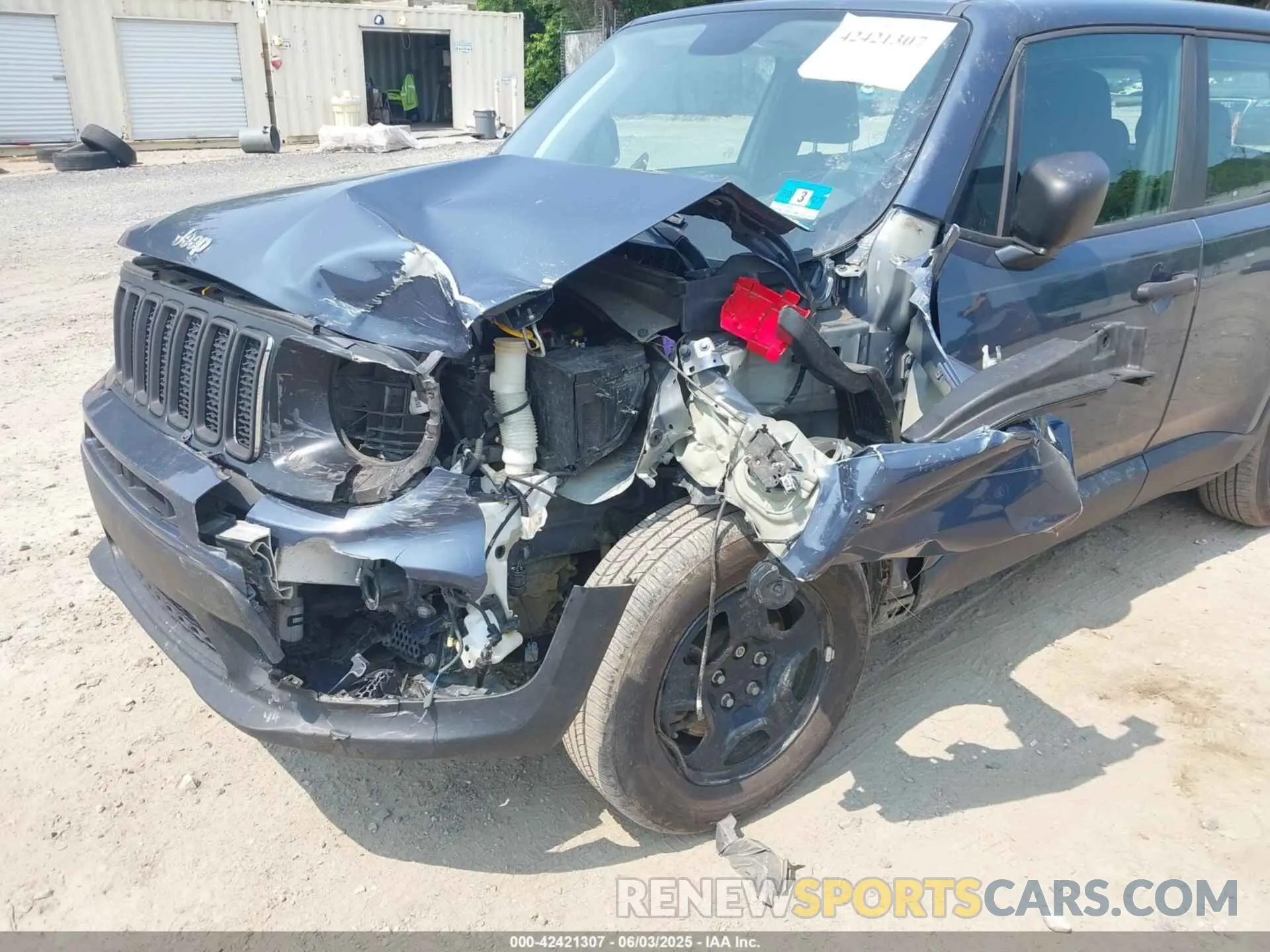 6 Photograph of a damaged car ZACNJAAB8LPL11955 JEEP RENEGADE 2020