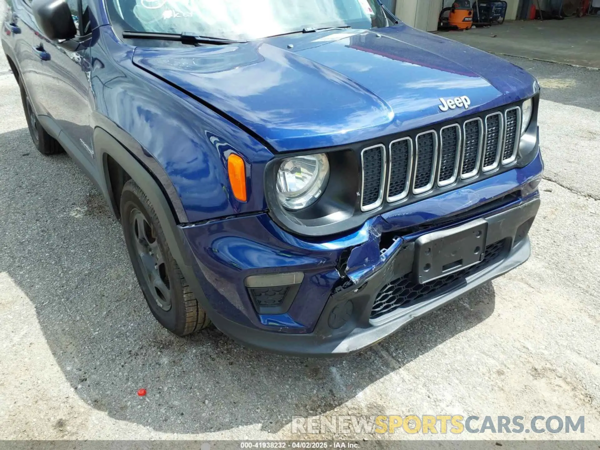 6 Photograph of a damaged car ZACNJAAB8LPL65367 JEEP RENEGADE 2020