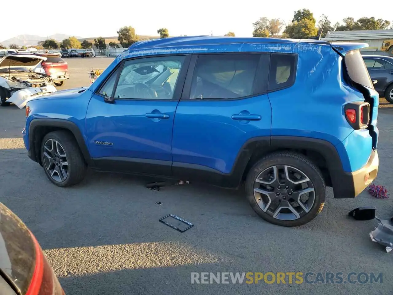 2 Photograph of a damaged car ZACNJAAB8LPL81164 JEEP RENEGADE 2020