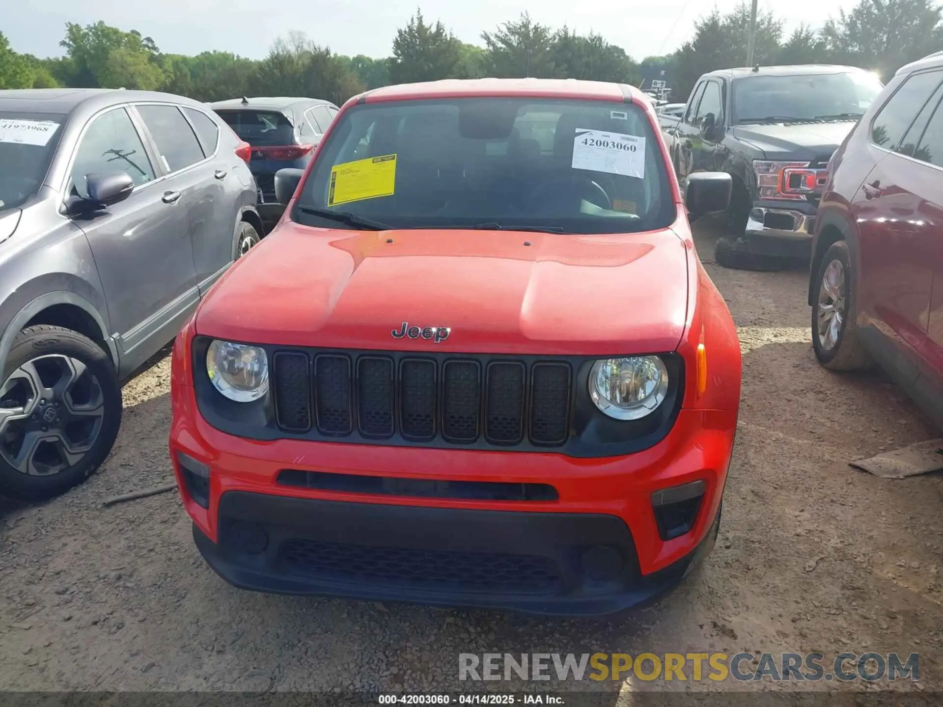 12 Photograph of a damaged car ZACNJAAB8LPL83996 JEEP RENEGADE 2020