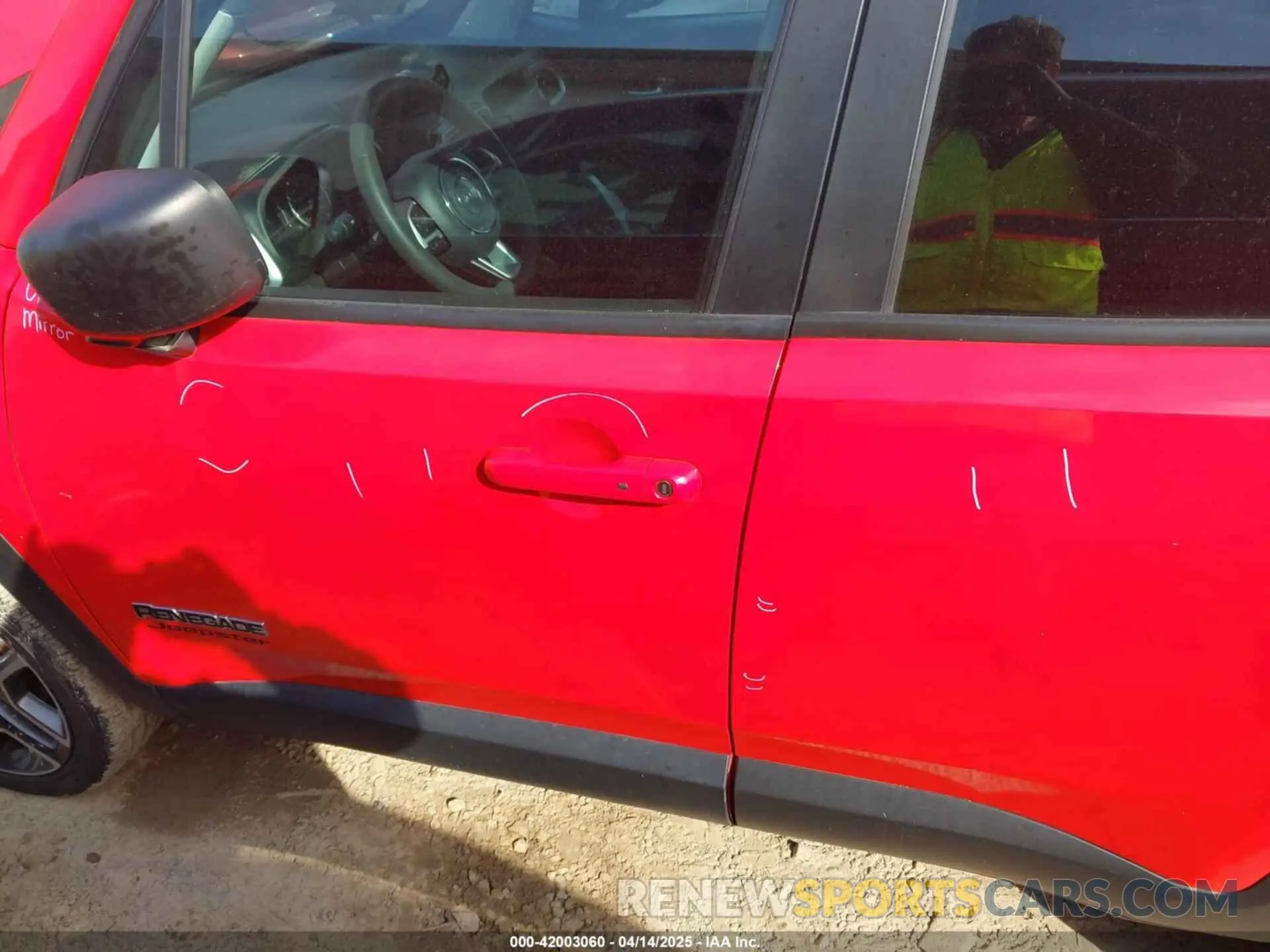 6 Photograph of a damaged car ZACNJAAB8LPL83996 JEEP RENEGADE 2020